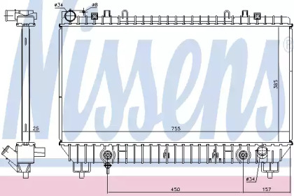 Теплообменник NISSENS 69095