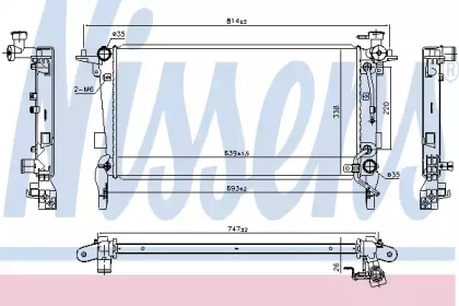 Теплообменник NISSENS 675066