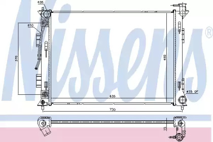 Теплообменник NISSENS 675053