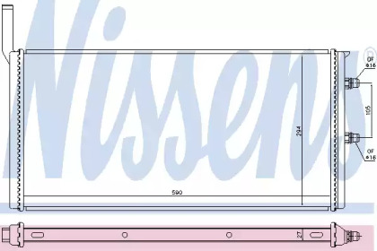 Теплообменник NISSENS 60835