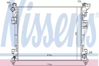 Теплообменник NISSENS 61034