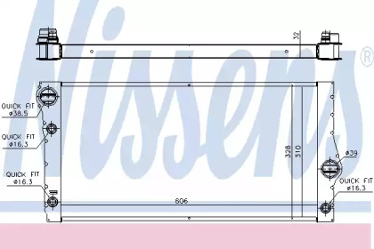 Теплообменник NISSENS 60775