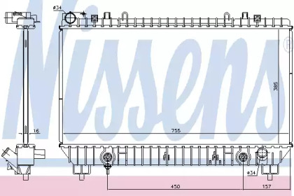 Теплообменник NISSENS 69096