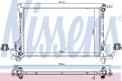 Теплообменник NISSENS 630793