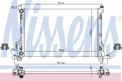 Теплообменник NISSENS 630803