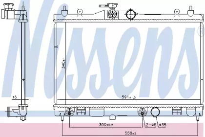 Теплообменник NISSENS 68795