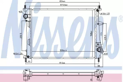 Теплообменник NISSENS 617867