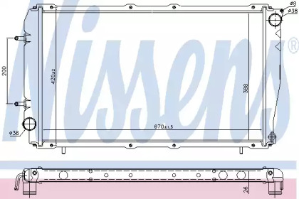 Теплообменник NISSENS 641111