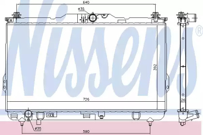 Теплообменник NISSENS 675017