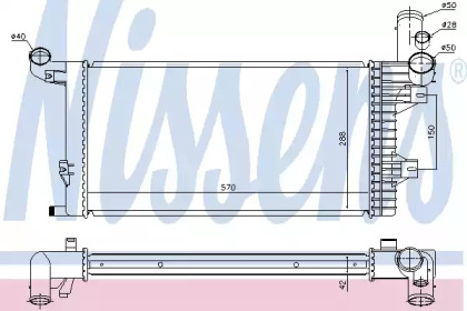 Теплообменник NISSENS 67172