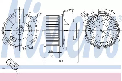 вентилятор NISSENS 87021