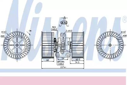 вентилятор NISSENS 87114