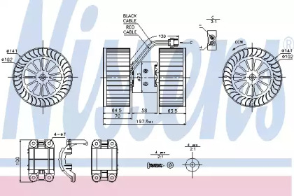 вентилятор NISSENS 87115