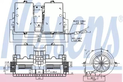 Вентилятор салона NISSENS 87140