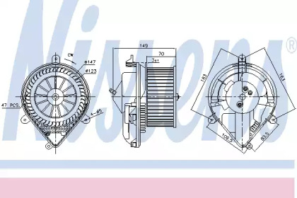 вентилятор NISSENS 87175