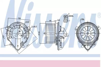 вентилятор NISSENS 87179