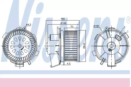 вентилятор NISSENS 87181