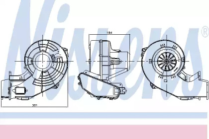 вентилятор NISSENS 87247