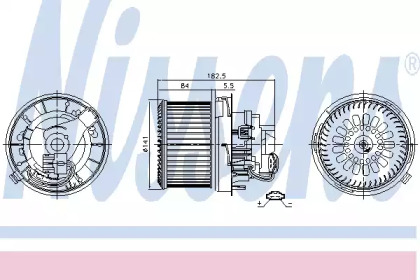 вентилятор NISSENS 87261