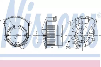Вентилятор салона NISSENS 87262