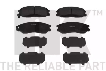 Комплект тормозных колодок, дисковый тормоз NK 223414