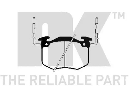 Комплект тормозных колодок NK 223710