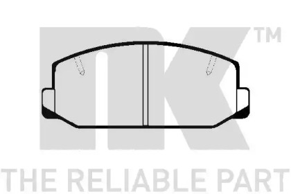 Комплект тормозных колодок NK 224512