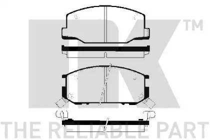 Комплект тормозных колодок NK 224524