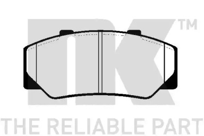 Комплект тормозных колодок NK 224805