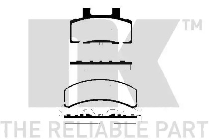 Комплект тормозных колодок NK 229209