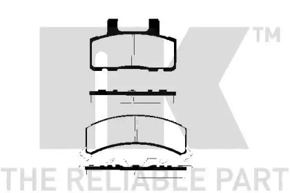 Комплект тормозных колодок NK 229210