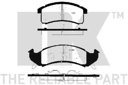 Комплект тормозных колодок NK 229213