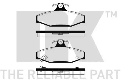 Комплект тормозных колодок NK 229214