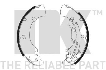 Комлект тормозных накладок NK 2723697