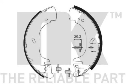 Комлект тормозных накладок NK 2736664