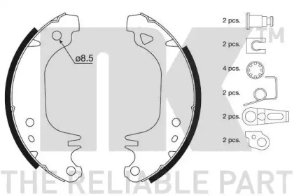Комлект тормозных накладок NK 2799372