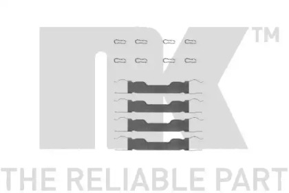 Комплектующие, колодки дискового тормоза NK 7923909
