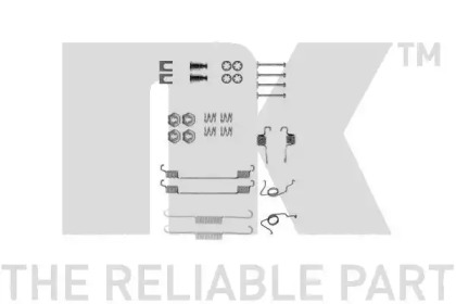 Комплектующие, тормозная колодка NK 7925626