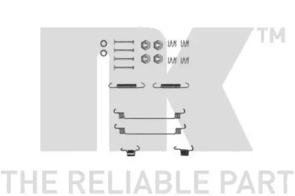 Комплектующие, тормозная колодка NK 7939651