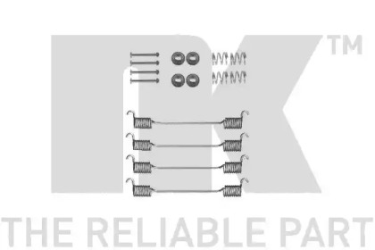 Комплектующие, тормозная колодка NK 7947524