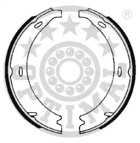 Комлект тормозных накладок OPTIMAL BB-0930