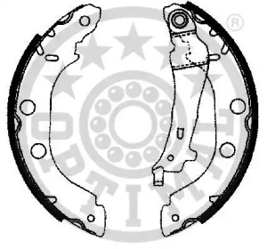 Комлект тормозных накладок OPTIMAL BB-4150