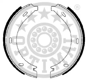 Комлект тормозных накладок OPTIMAL BB-7240