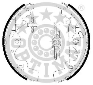 Комлект тормозных накладок OPTIMAL BB-7251