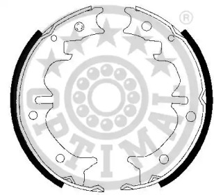 Комлект тормозных накладок OPTIMAL BB-7302