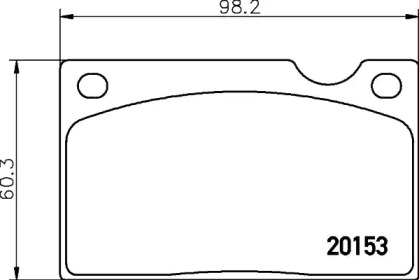 Комплект тормозных колодок PAGID T5116