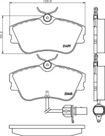 Комплект тормозных колодок PAGID T5140