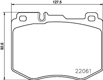 Комплект тормозных колодок PAGID T2378