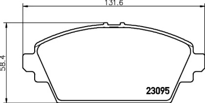 Комплект тормозных колодок PAGID T1511