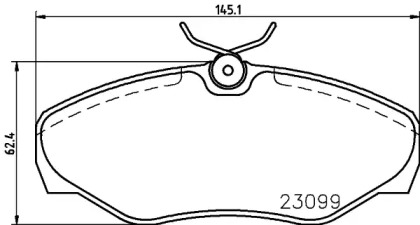 Комплект тормозных колодок PAGID T1424